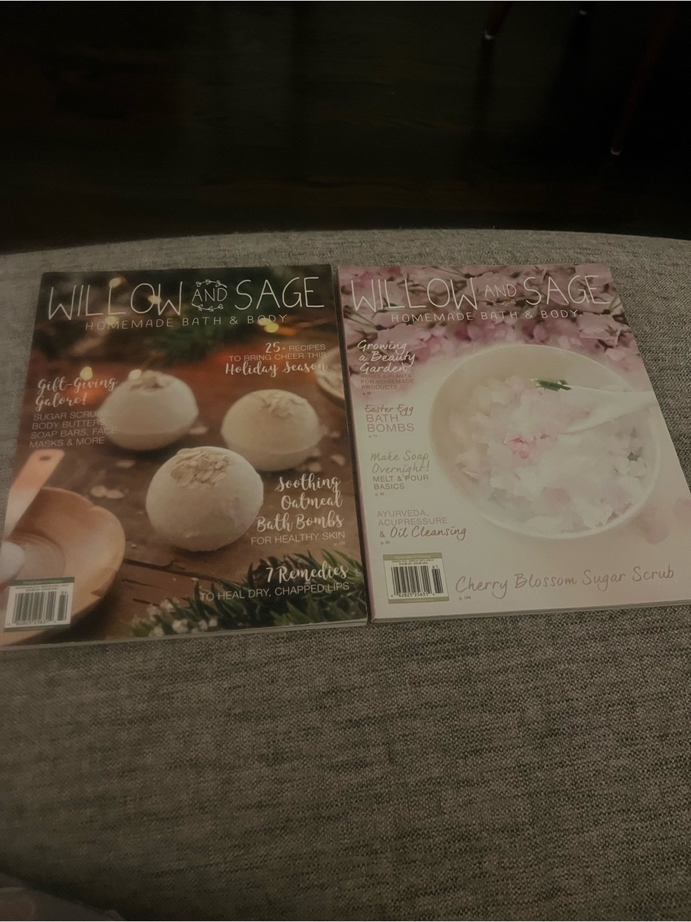 Bundle of Willow and Sage Homemade Bath & Body Magazines